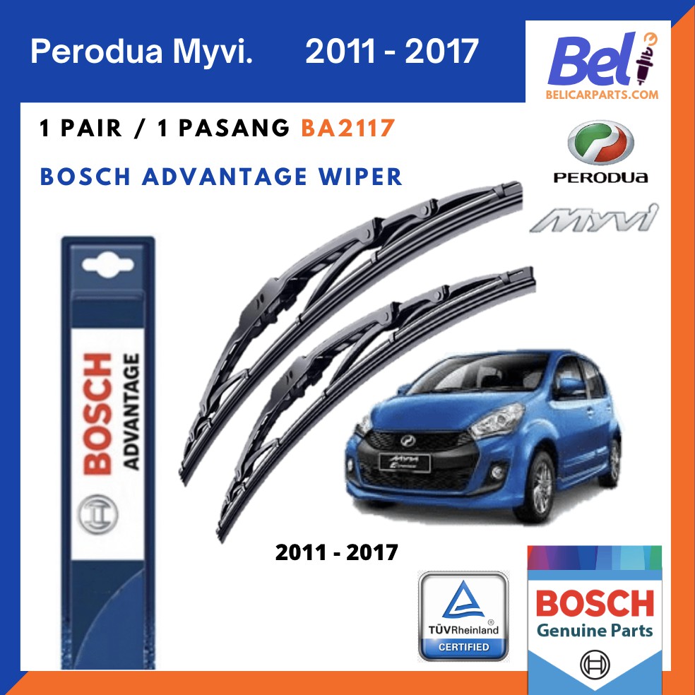 Perodua Myvi wiper Year 2011  2017 Car Windscreen Wiper  Bosch