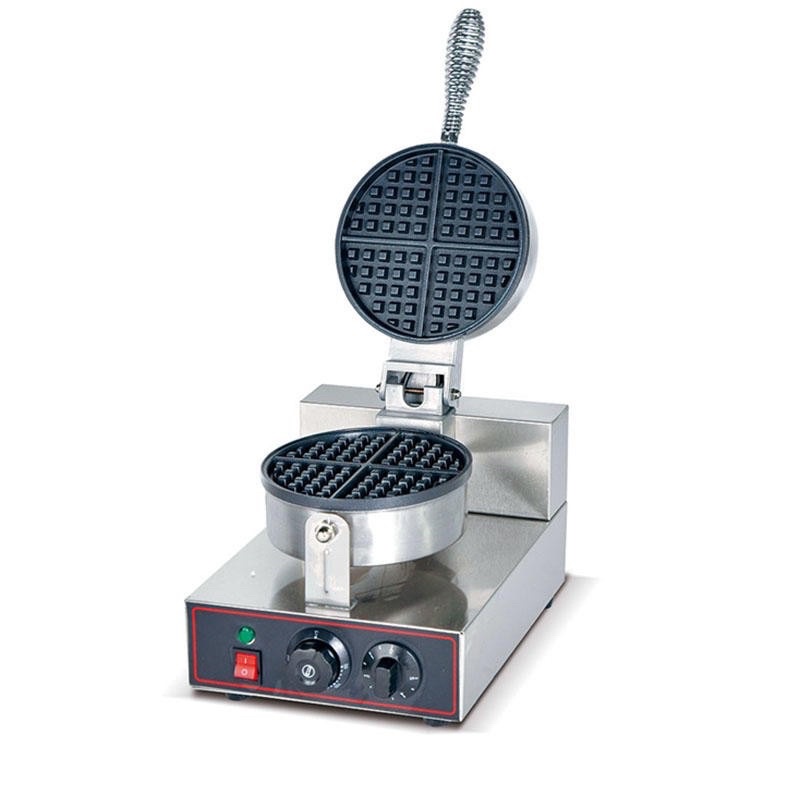 (Malaysia plug) Single Head Electric Waffle Maker Stainless Steel Non-Stick Waffle Mesin