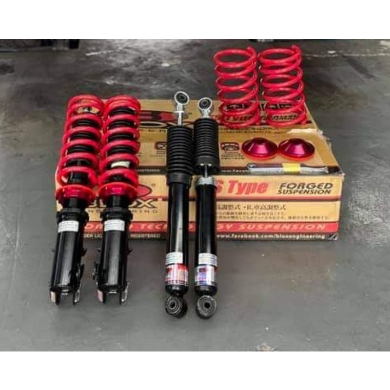 Proton Saga Iswara BLOX FS Type adjustable suspension coilover