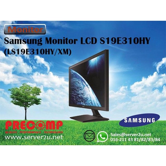 Samsung Monitor LCD S19E310HY (LS19E310HY/XM) Shopee Malaysia