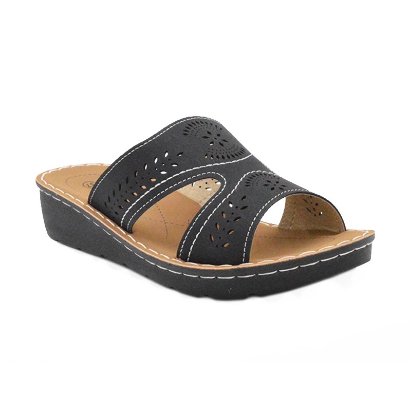 XES Ladies LCKL4302 Double Straps Sandal  Shopee Malaysia 