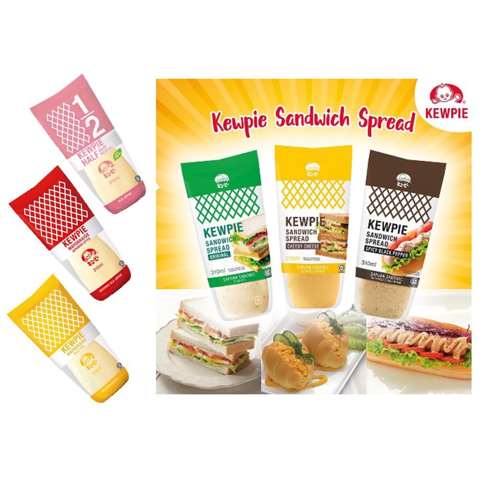KEWPIE Healthy Mayonnaise/ Sandwich Spread 310ml Shopee Malaysia