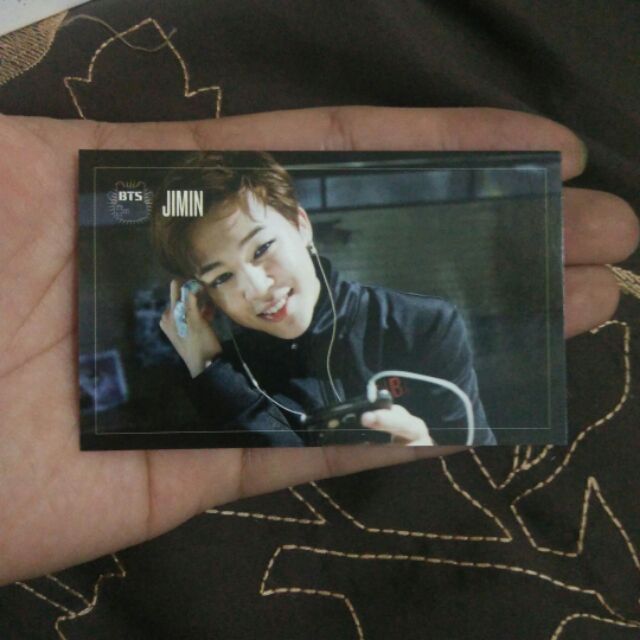 Bts Jimin Dark Wild Era Photocard Playcard Original Shopee Malaysia