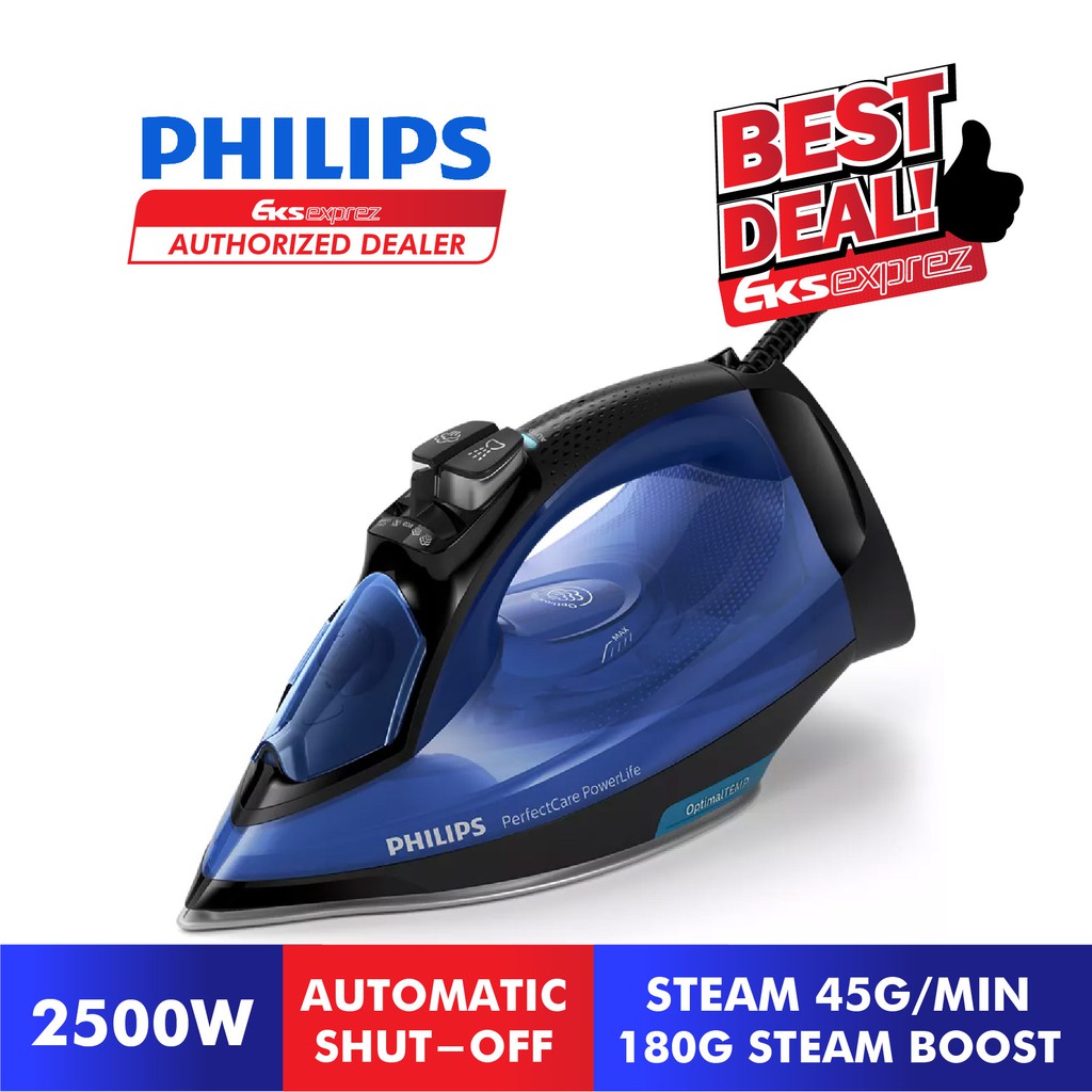 PHILIPS PerfectCare SteamGlide Plus Steam Iron (2500W) GC3920/26 | New ...
