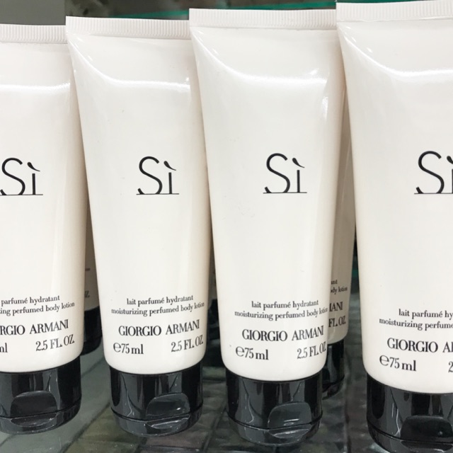 giorgio armani si body lotion 75ml