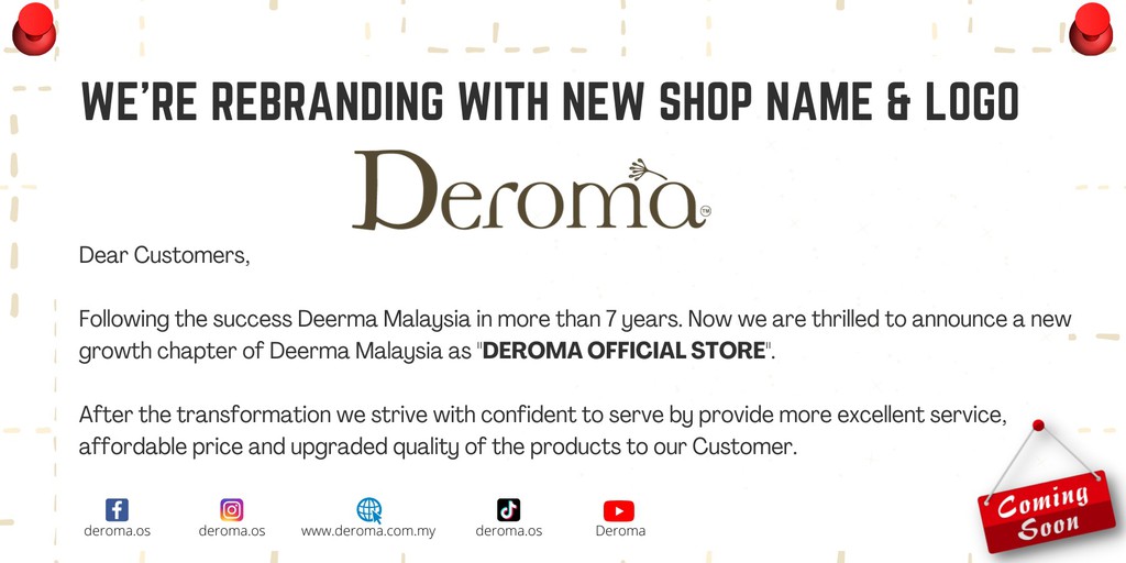 Deroma Official Store, Online Shop | Shopee Malaysia