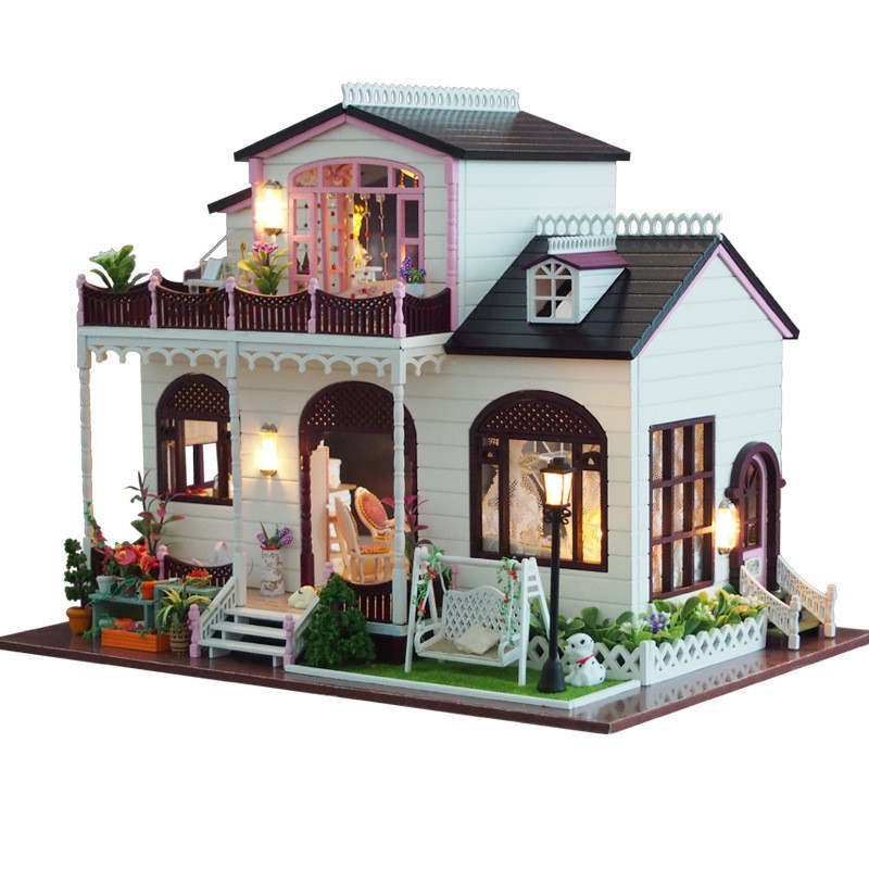 Handmade Diy Assembled Model Cabin Creative Gift Your Name