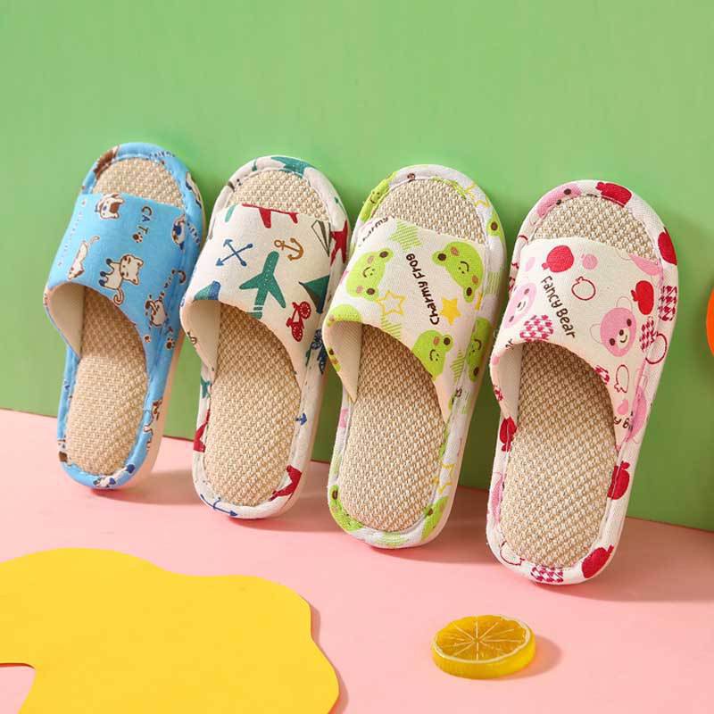 Children's House Slippers Anti Slip Selipar Indoor Slipper Kids Soft