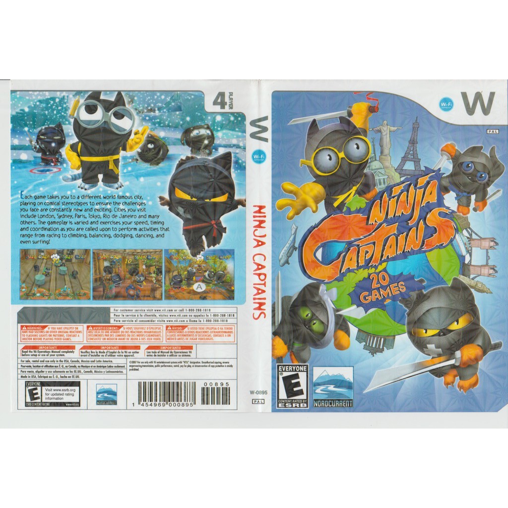 Nintendo Wii Game Ninja Captains Shopee Malaysia