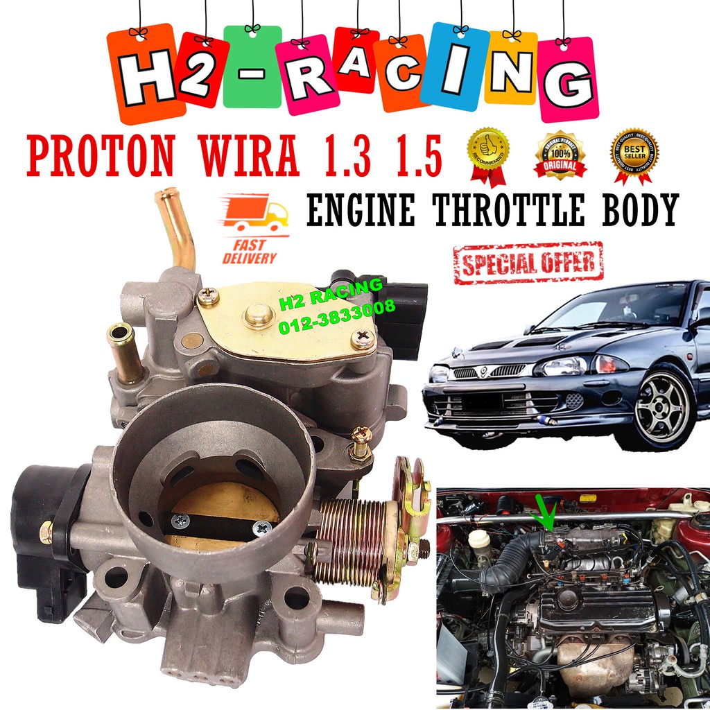 PROTON WIRA 1.3 1.5 THROTTLE BODY MMC RECOND BARU  Shopee Malaysia