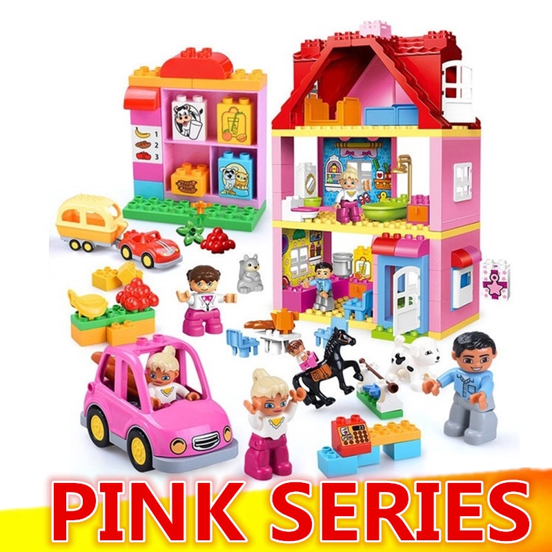 duplo pink car