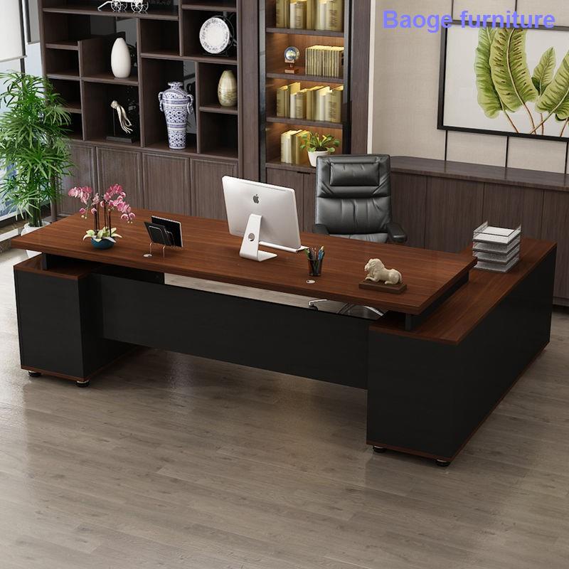 Boss's desk, boss's computer desk, single person office furniture, desk ...