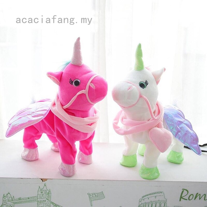 electric walking unicorn toy