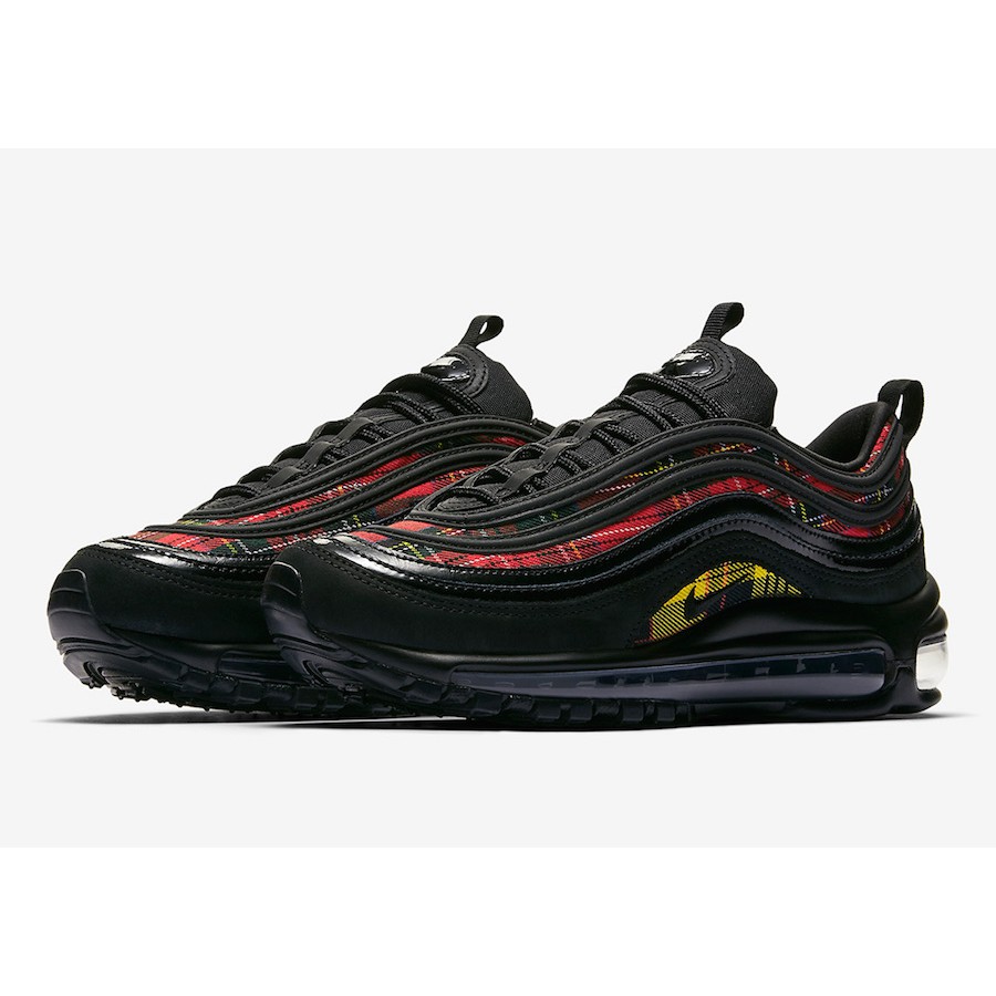 women's nike air max 97 se tartan casual shoes