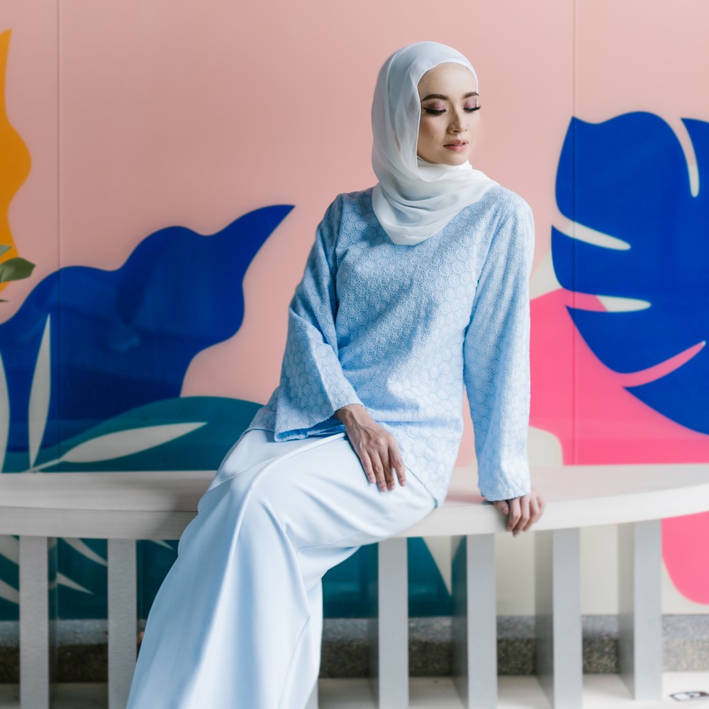 Baju Kurung Raya 2021 Kurung Mini Moden Pastel Baju Raya Kedah Zoe