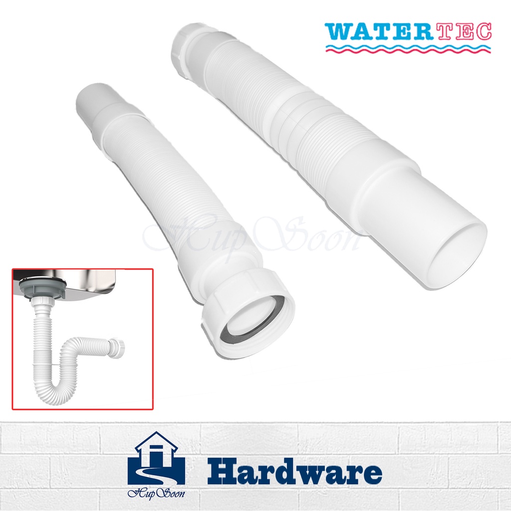 WATERTEC Uni Trap Basin & Kitchen Sink Flexible Hose [ 32mm (1 1/4