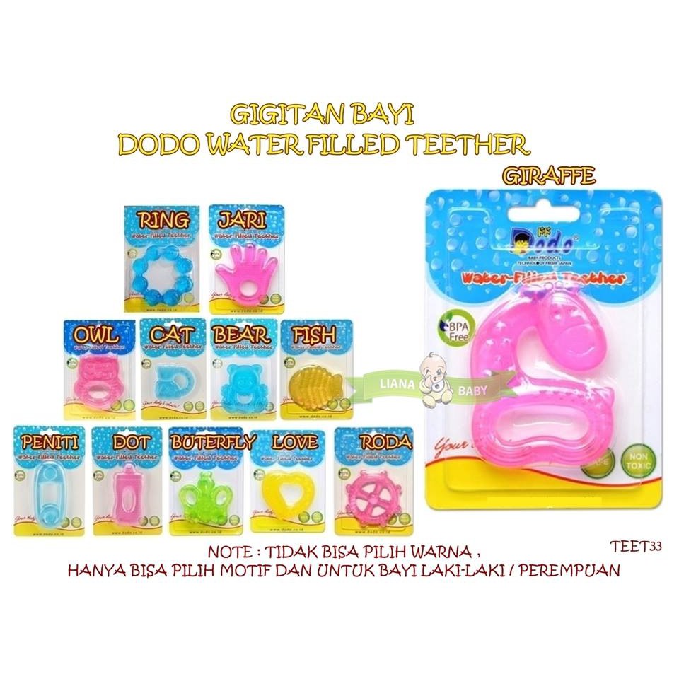 Teet33 Baby Bite Teether Dodo Water 