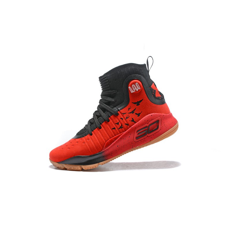 curry 4 red black