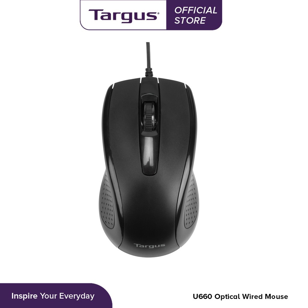 AMU660 TARGUS USB OPTICAL MOUSE (BLACK) Shopee Malaysia