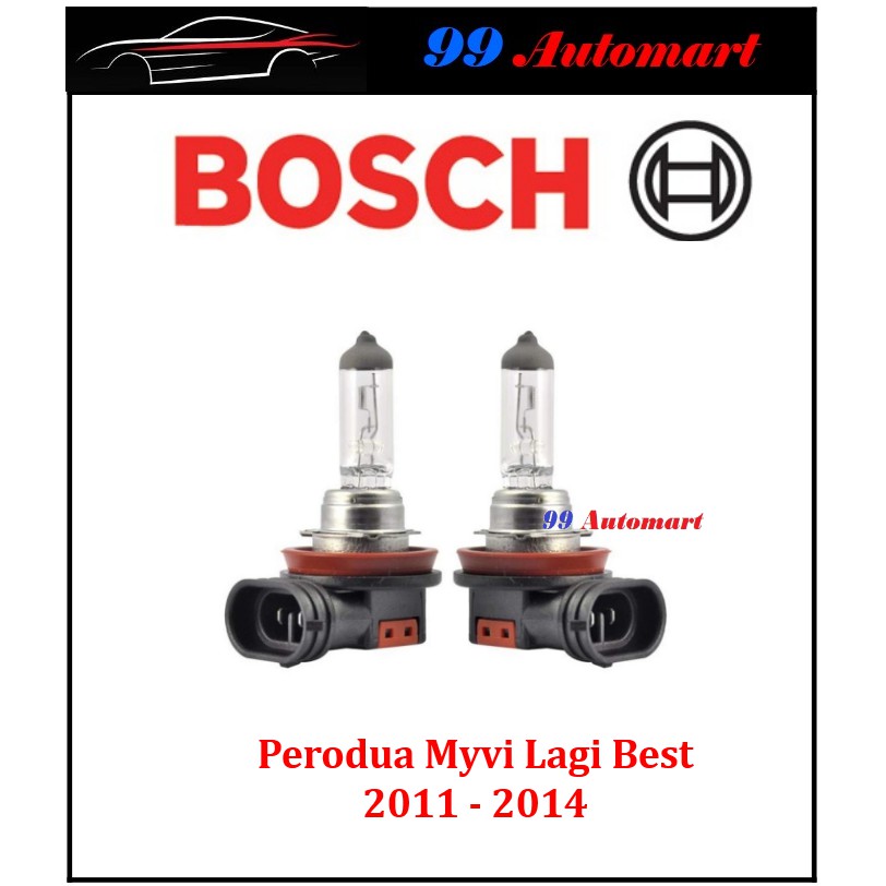 2 PC Bosch Perodua Myvi Lagi Best Headlamp HeadLight H11 Light Bulb