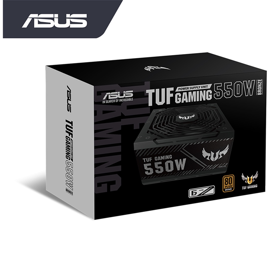 Asus TUF Gaming 550B 650B 750B 80Plus Bronze PSU (550W / 650W / 750W ...