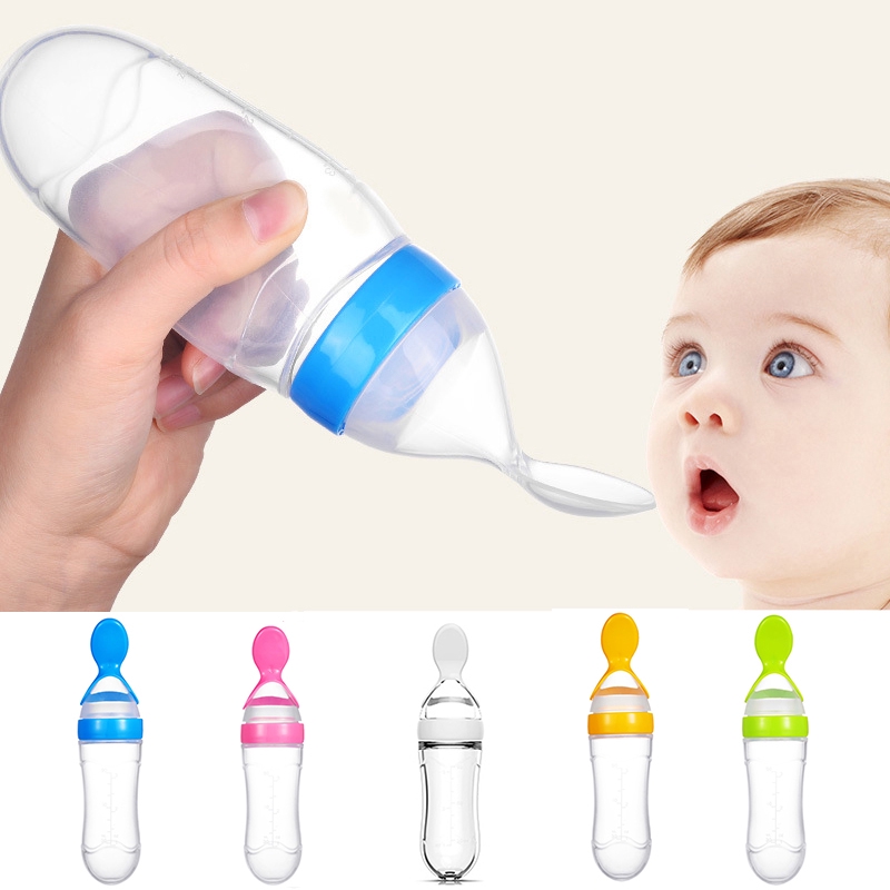 baby feeding with spoon