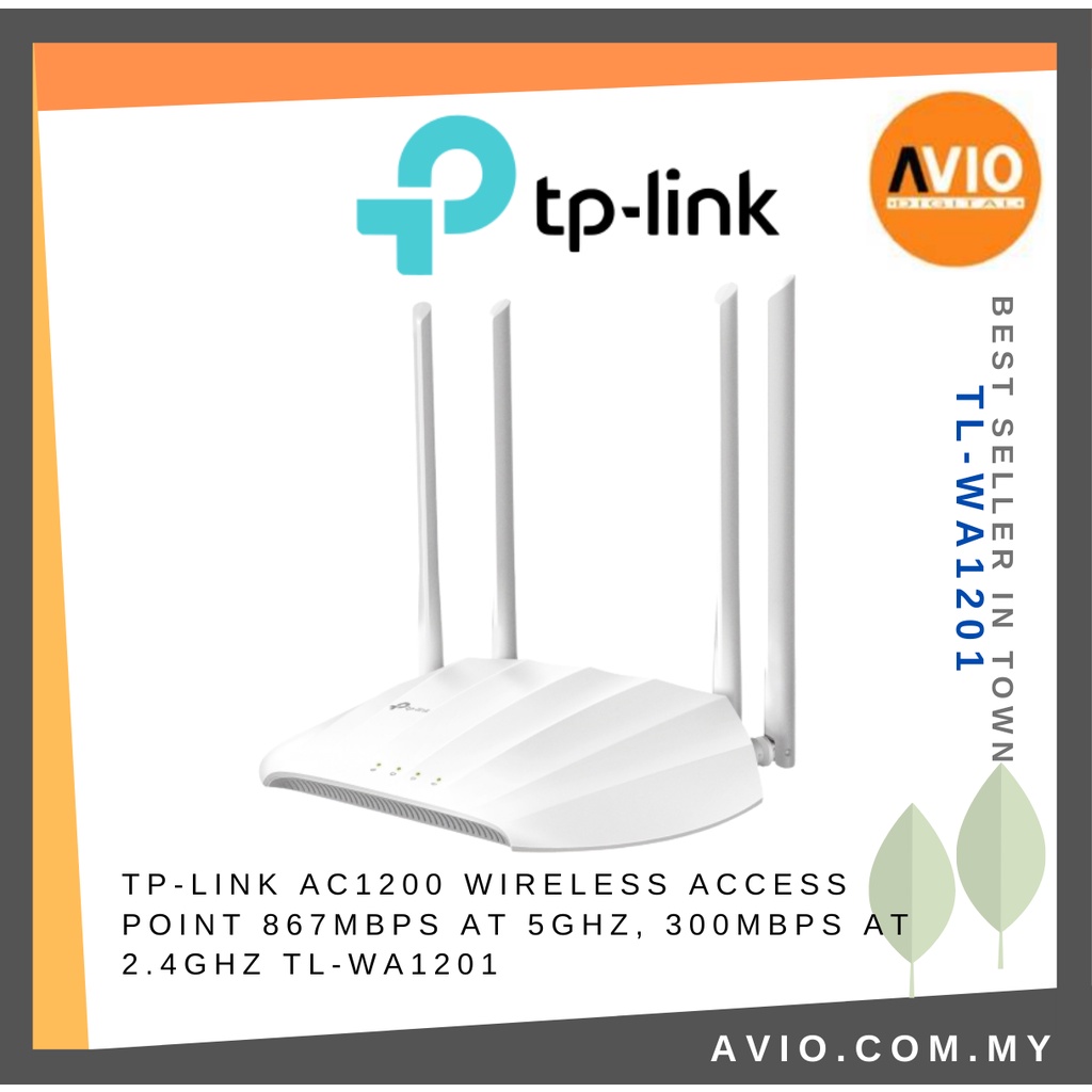 TPLINK Tplink AC1200 Wireless Access Point Range Extender SSID Dual