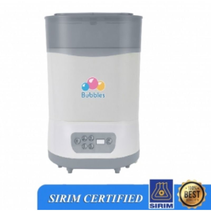 💯 BUBBLES Steam & Dry Sterilizer Baby Bottle Breastpump Steamer Dryer