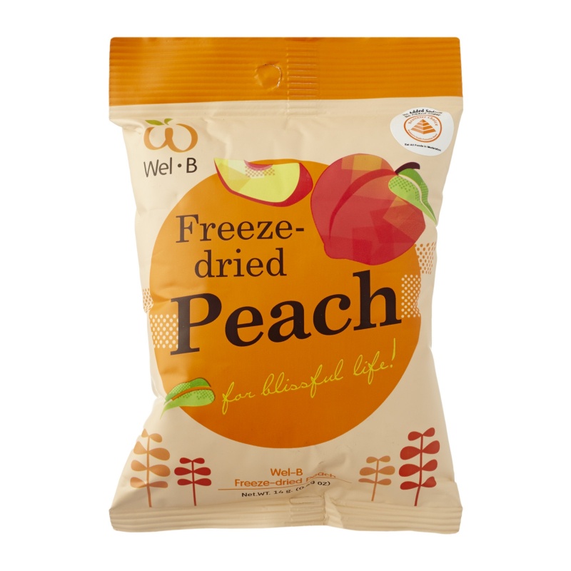 Wel-B Freeze Dried Fruit Snack - Peach (14g x 1 Pack) [BBF: Oct 25 ...