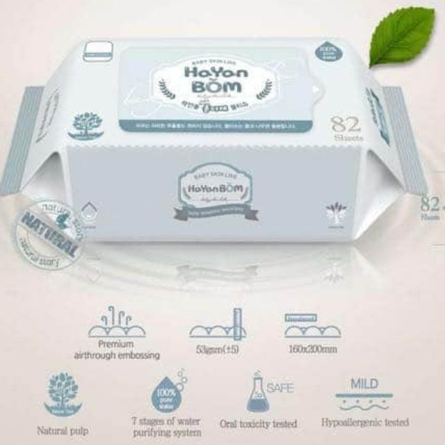 Korea HaYanBom Like Cap/baby care/baby wet wipes/tissue/skin care