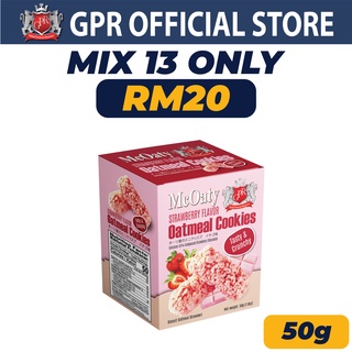 Image of GPR Oatmeal Cookies White Chocolate Strawberry (50g ) Biscuit Biskut 043