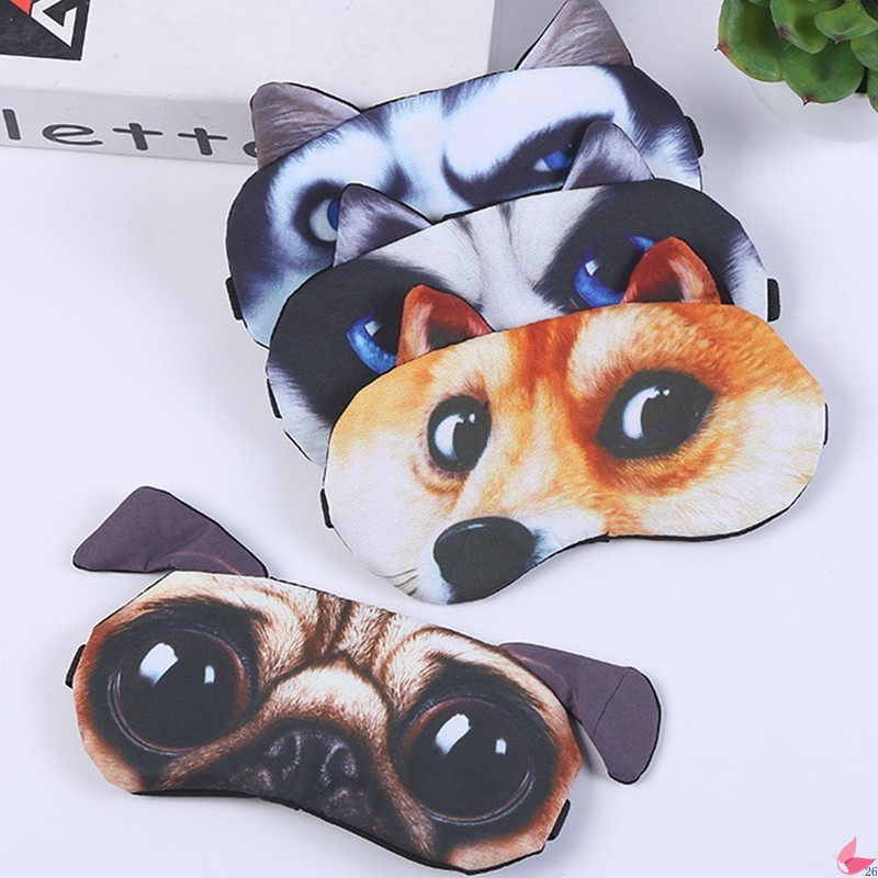 Mangoo】Eye Mask Eyeshade Cover Shade Natural Sleeping Eye Patch Cute Cat  Dog Sleep Mask Women Men Soft Blindfold Travel Eyepatch | Shopee Malaysia