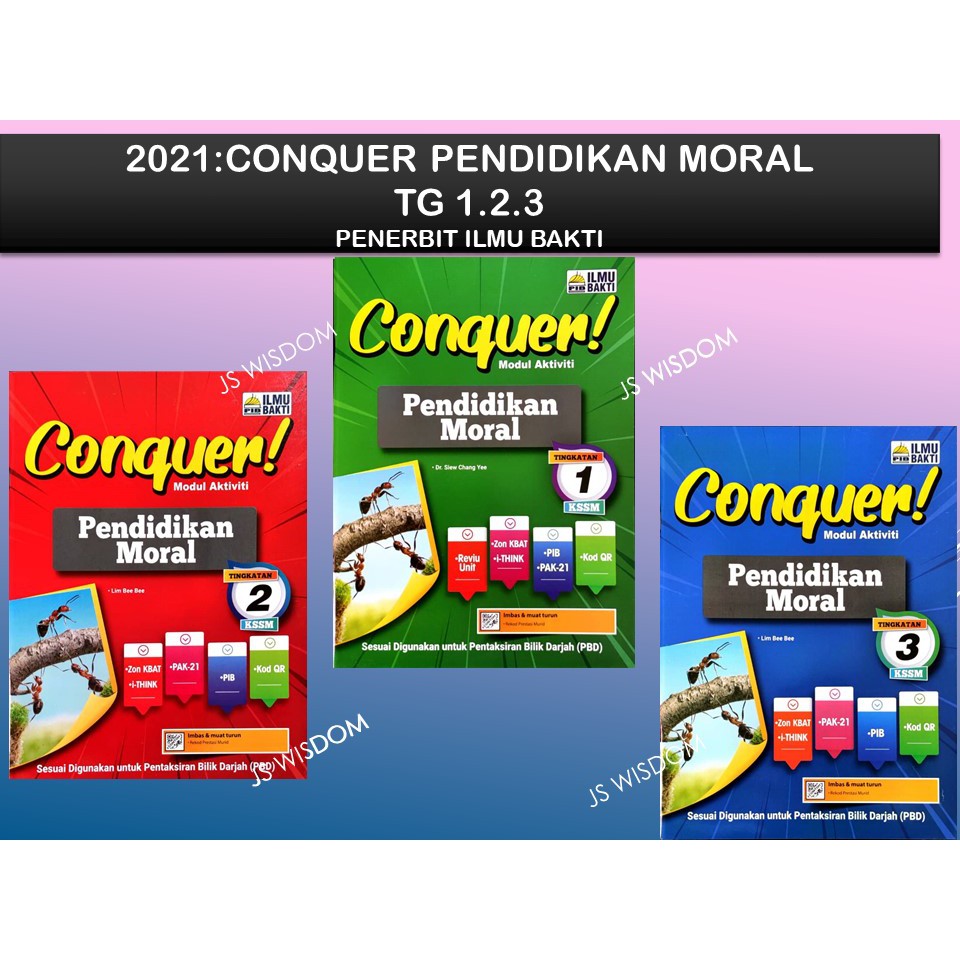 Buku Aktiviti 2021 Conquer Pendidikan Moral Kssm Modul Aktiviti Pt3 Tingkatan 123 Beecost 