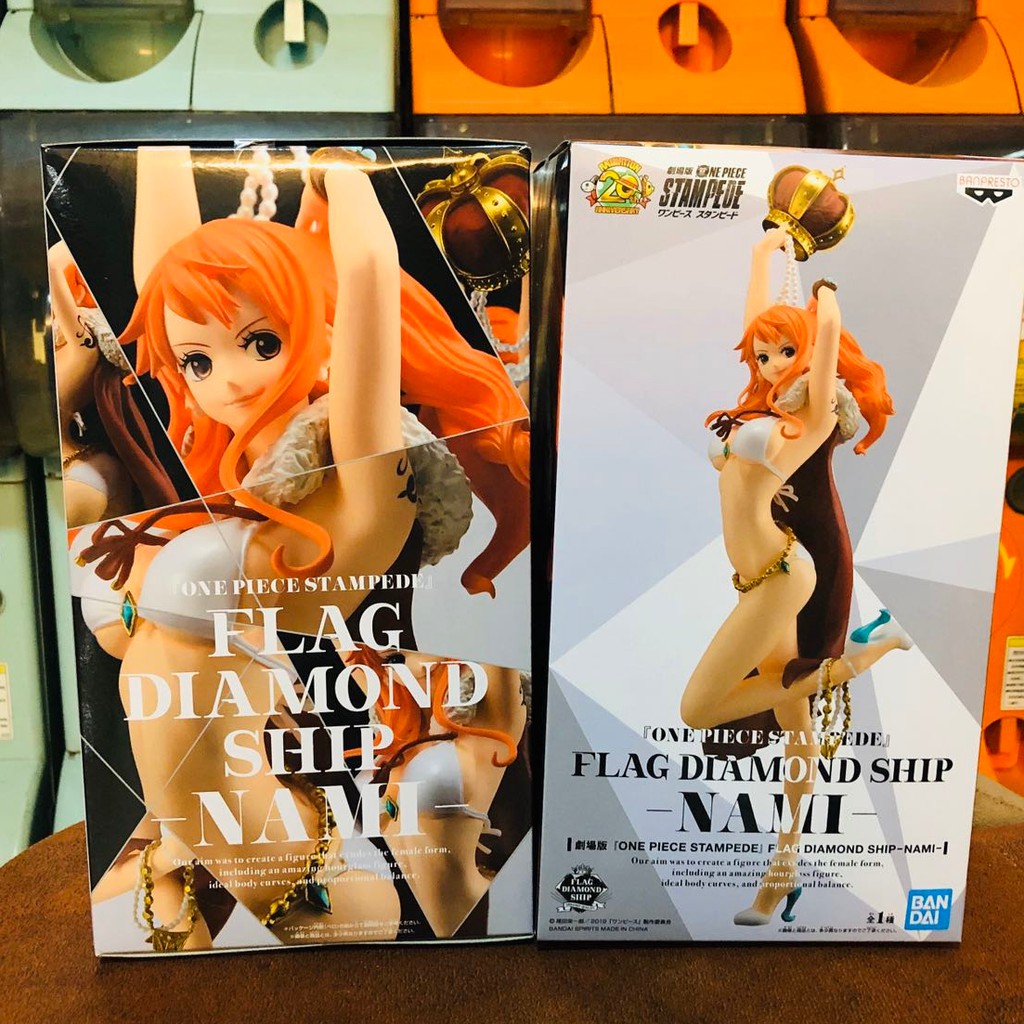 Original One Piece Nami Figure Stampede Movie Figure Fds Banpresto Japan Shopee Malaysia