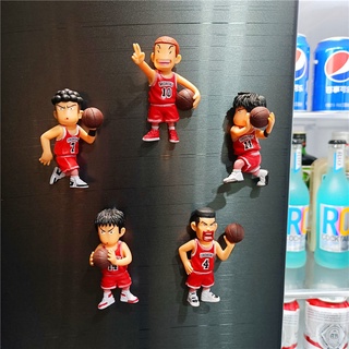 Slam Dunk スラムダンク 灌篮高手冰箱贴磁铁创意卡通雪乃路飞樱木流川枫湘北3d立体装饰贴ixrt Shopee Malaysia