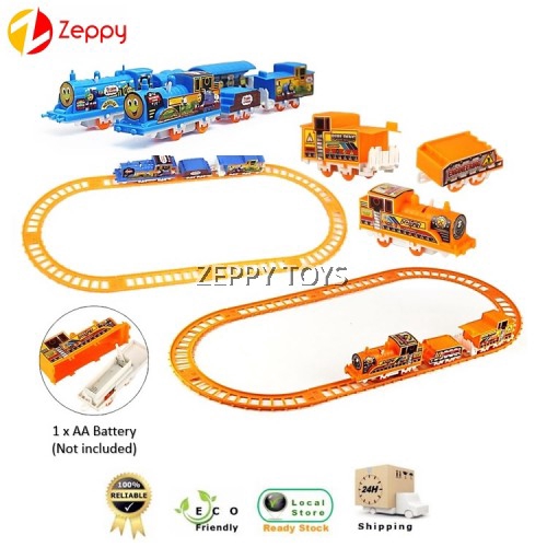 Kids Electric Train & Friends Engineering Construction Train Track Play