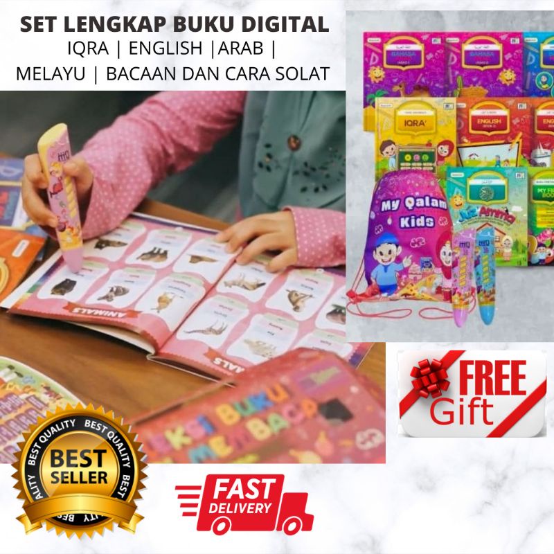 Buy Buku Digital Iqra Bahasa Arab English Bahasa Melayu My Kids Elite By Myqalam Seetracker Malaysia