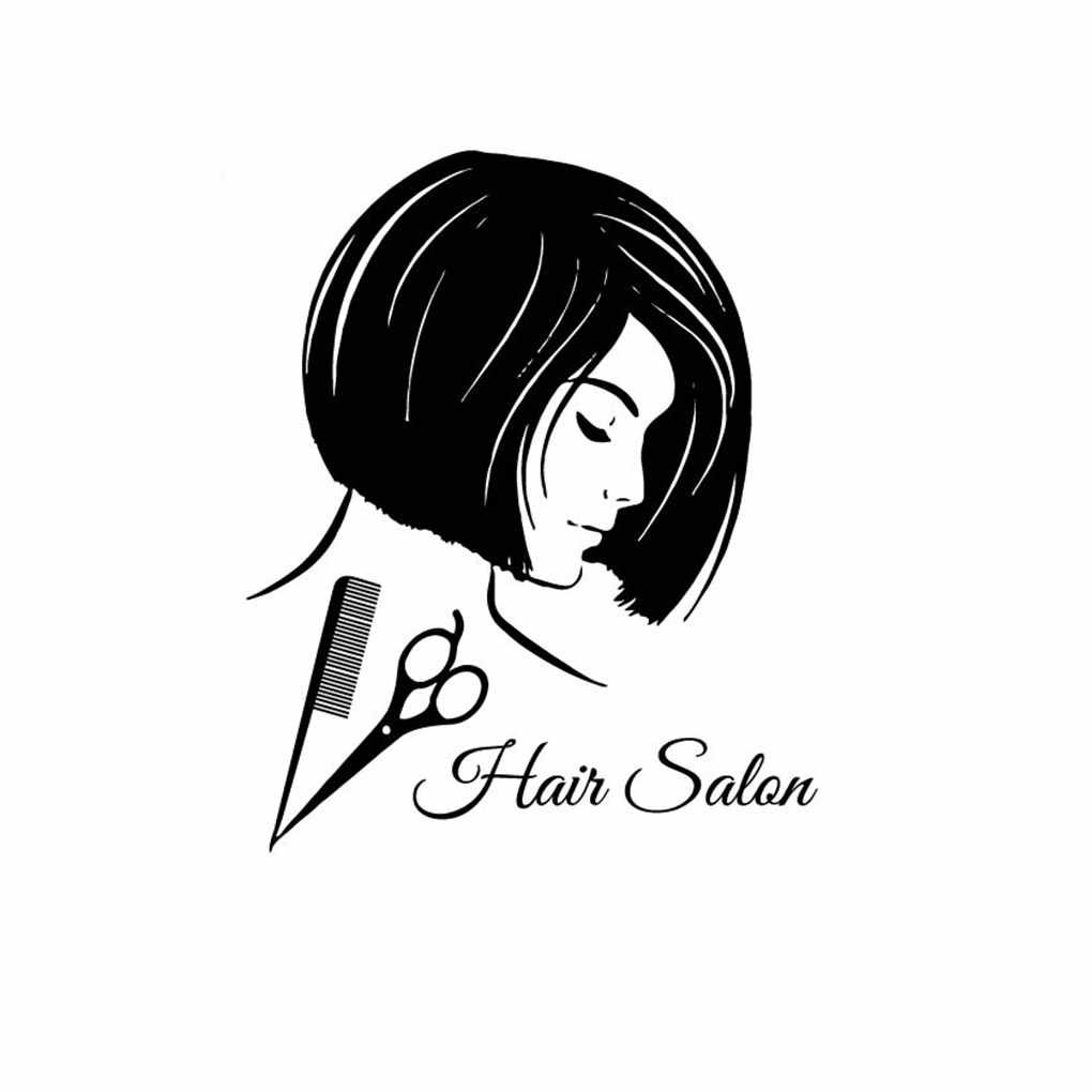 Women Hair Salon Wall Sticker Living Tv Background Wallpaper Pvc