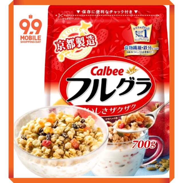 Calbee Fruit Granola Breakfast Cereal 700g Shopee Malaysia