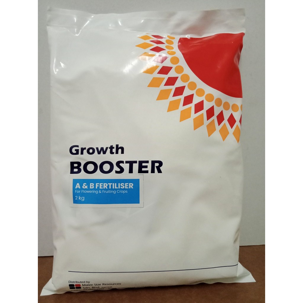 Baja AB - AB Fertilizer - Baja Fertigasi, Hidroponik Growth BOOSTER 2KG ...