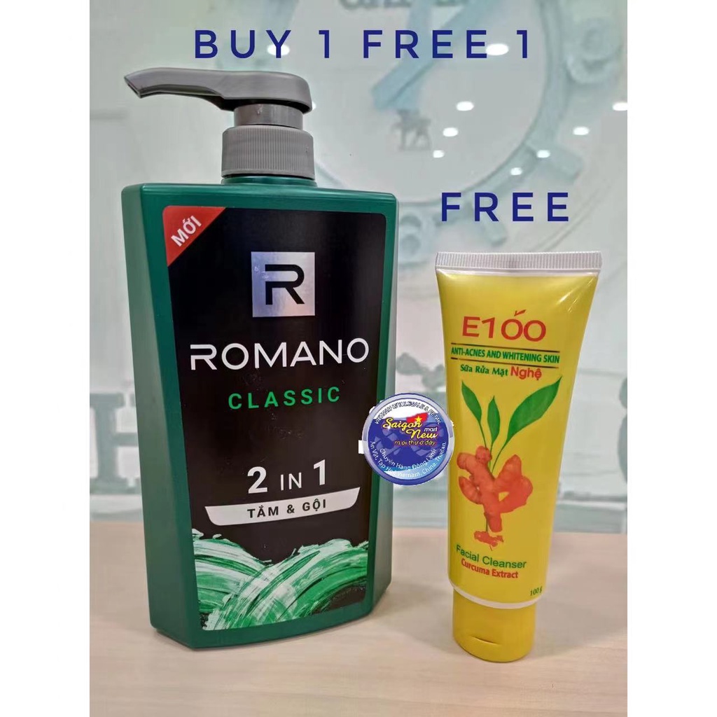 ROMANO Classic 2 In 1 Tam & Goi 650gr - Romano Classic Men 2 In 1 ...