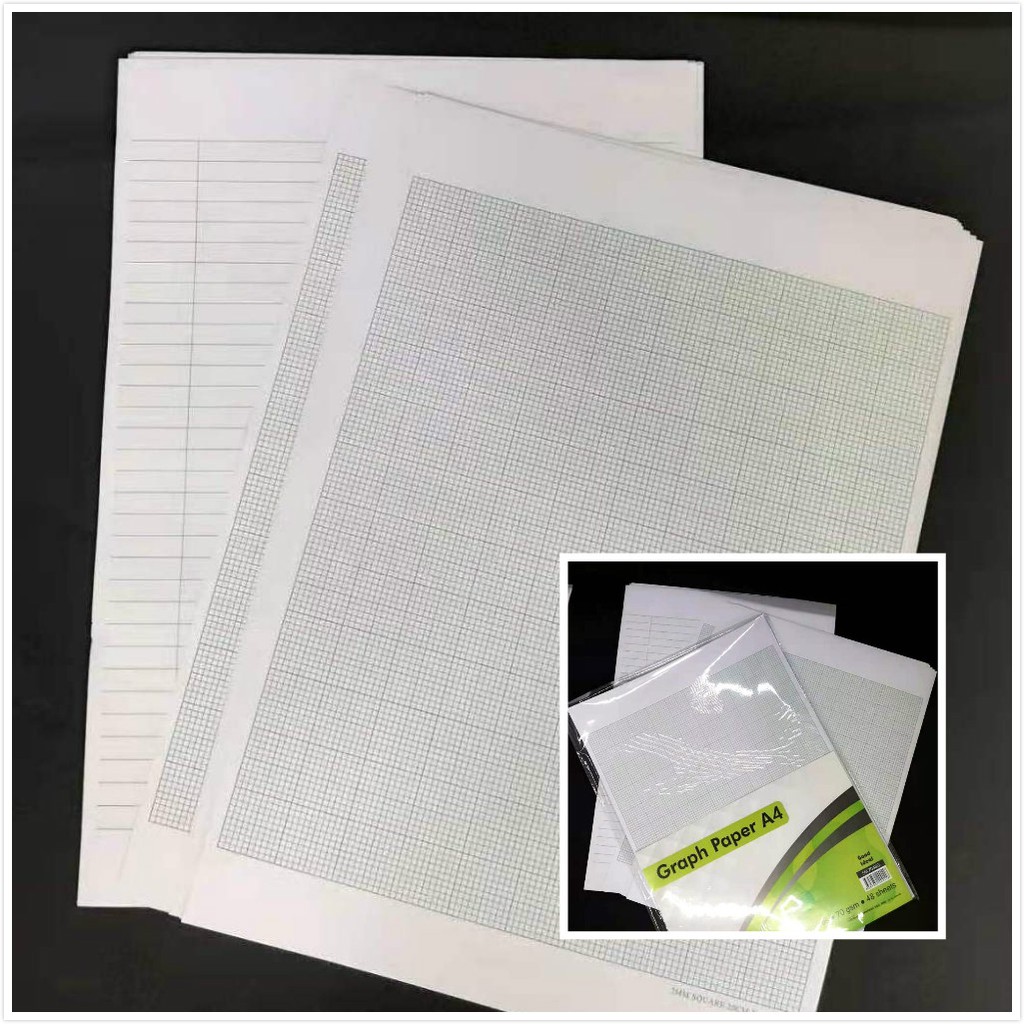 Arto A4 Graph Paper Pad 1PCS [1mm square, 80 gsm