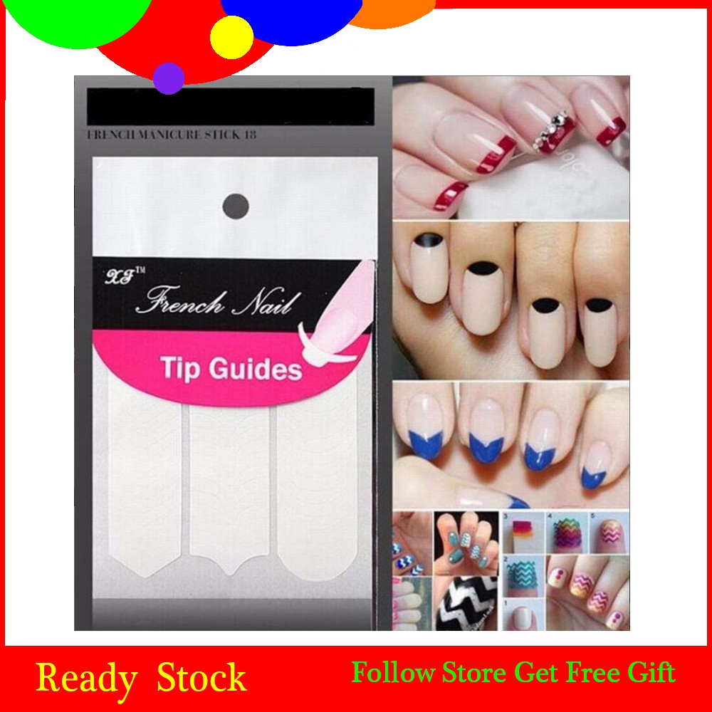 nail guide stickers