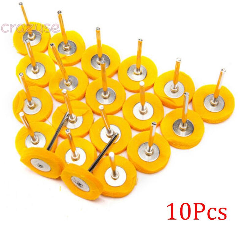 Useful Buffing Cotton Cloth Gadget Elements 10pcs Electrical Polishing Wheel