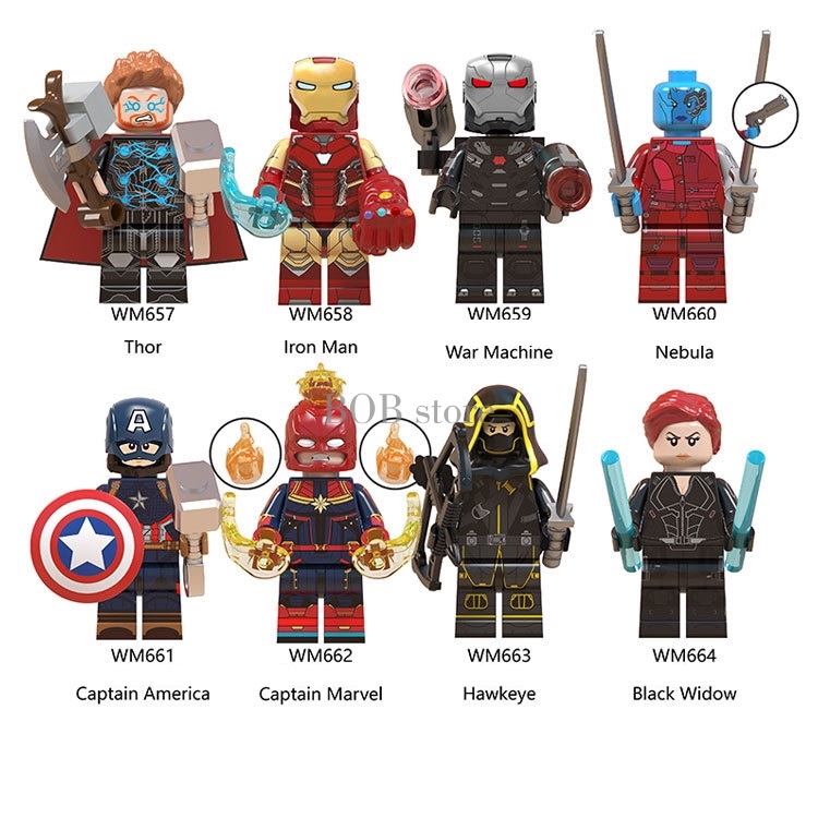 lego minifigures marvel iron man