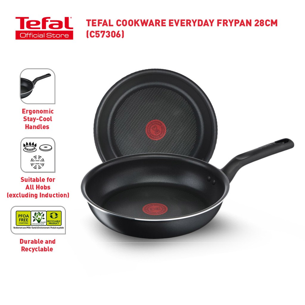 Tefal Cookware Everyday Frypan (28cm) (C57306) Shopee Malaysia