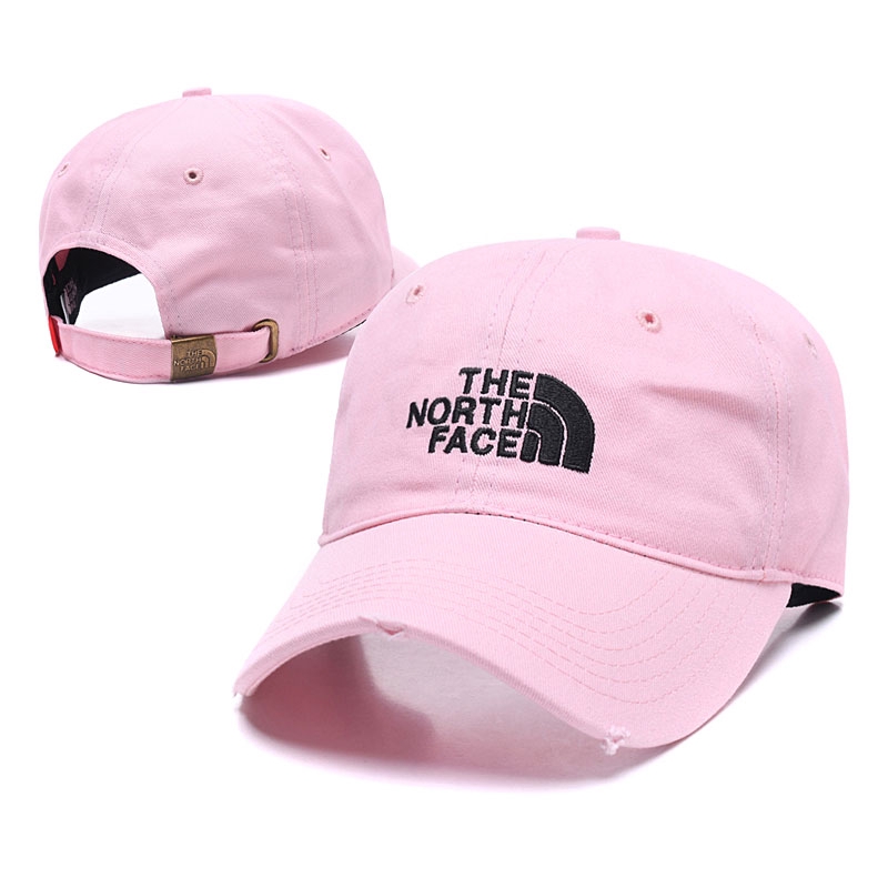 north face pink cap