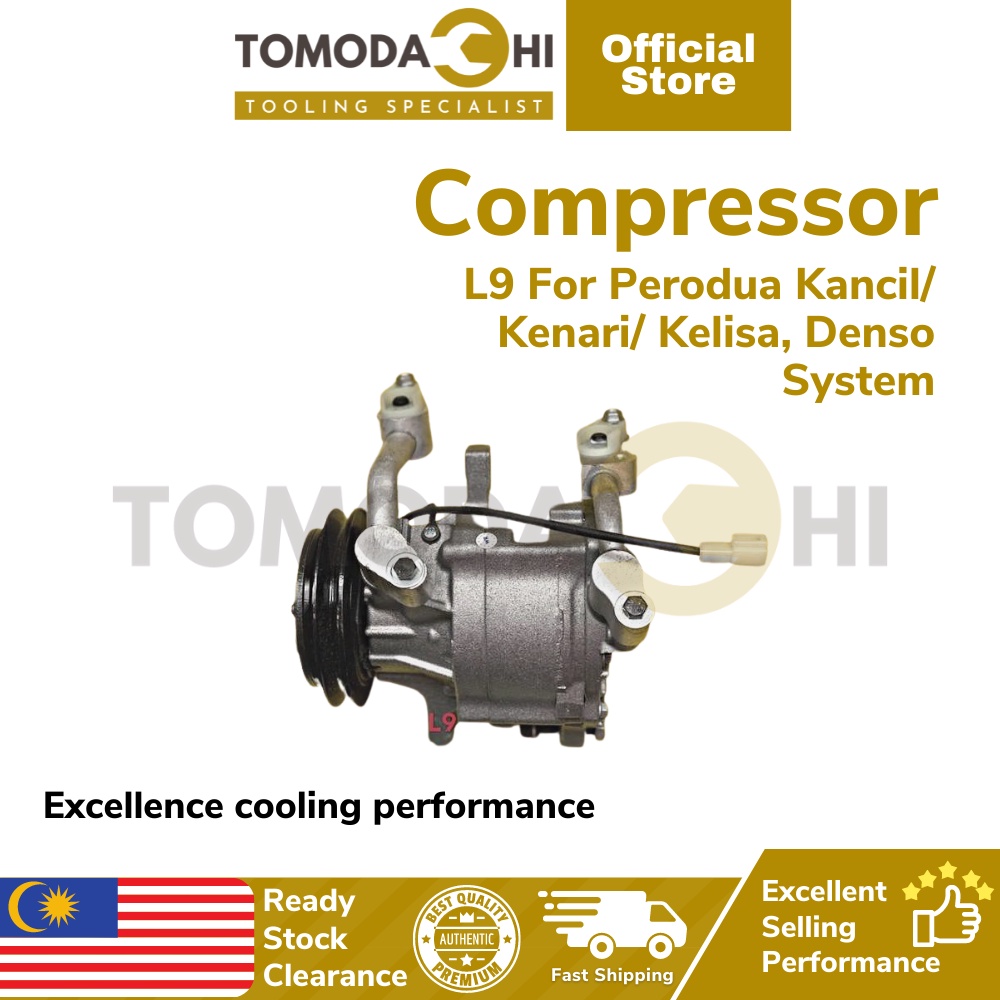 TOMODACHI Car Aircond Compressor DENSO L9 Perodua Kancil Kenari Kelisa