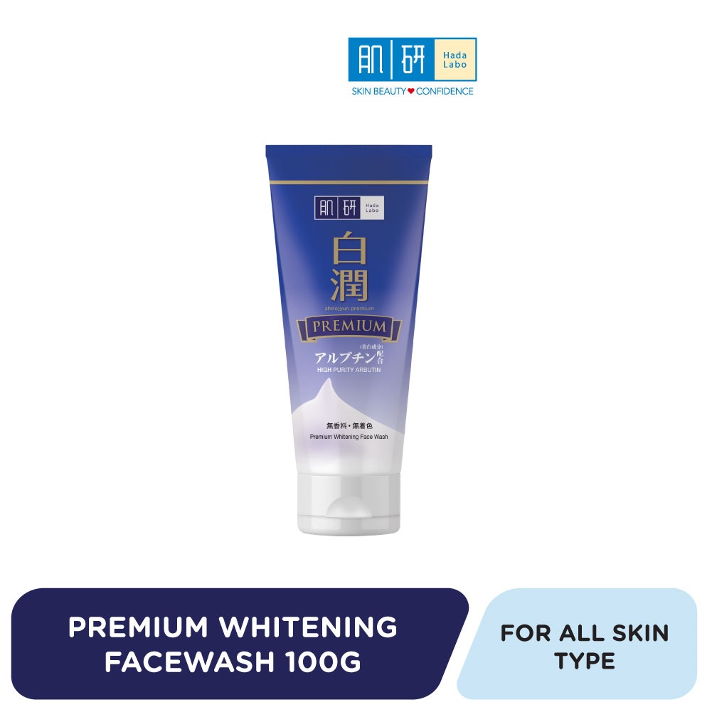 Hada Labo Premium Whitening Face Wash 100g