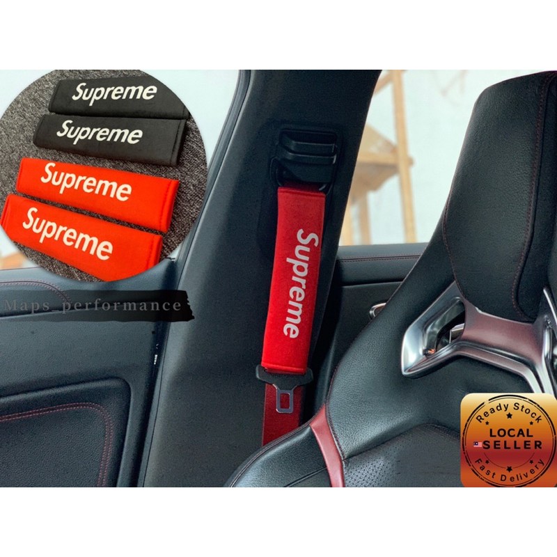 supreme seat belt cover